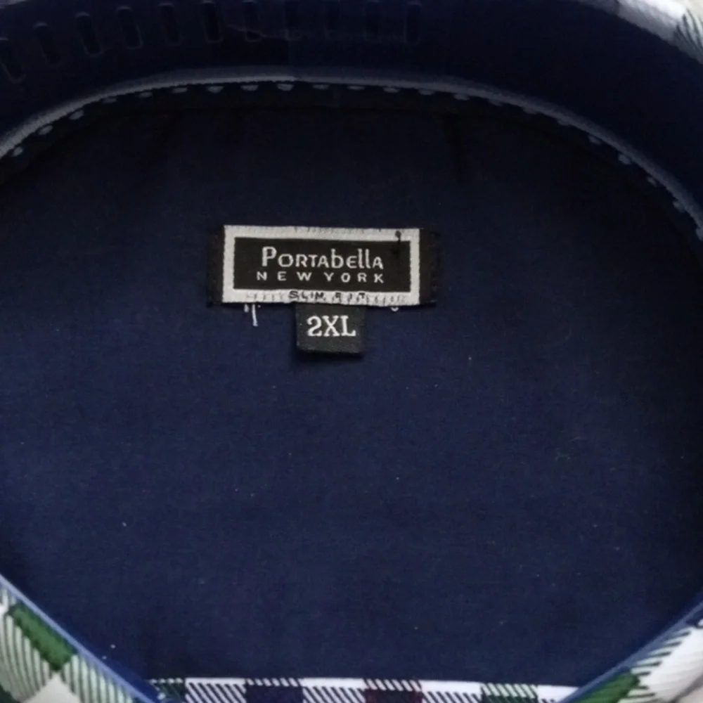 Portabella New York , men's long sleeve dress shirt - Picture 3 of 6